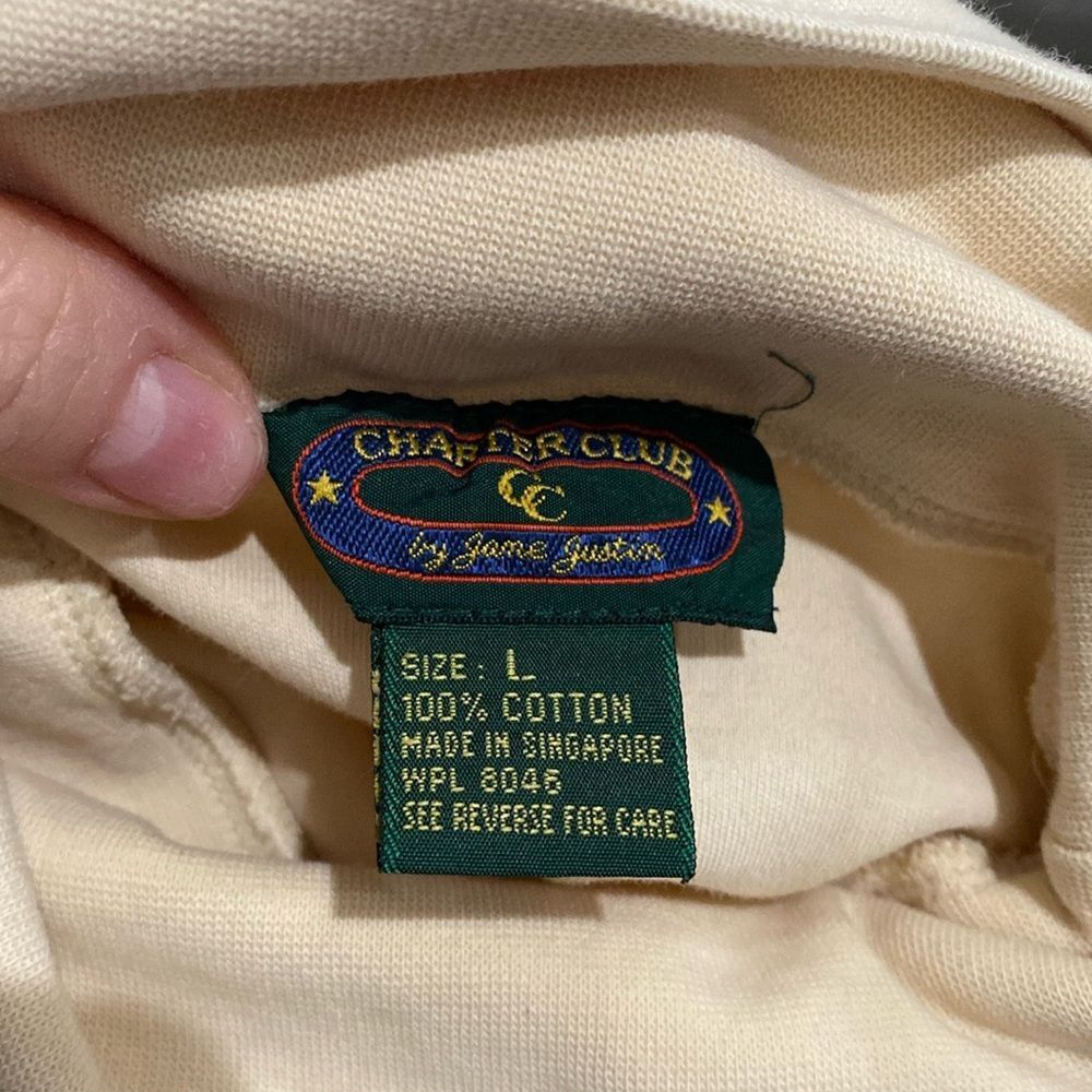 Charter club 10 Turtleneck  size large, 100% cotton